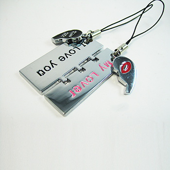 金屬吊飾套組-雙心拼圖系列